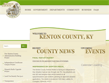 Tablet Screenshot of kentoncounty.org